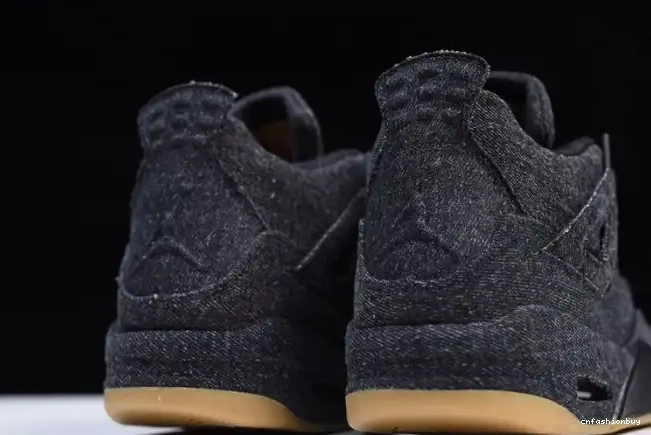 'black' AO2571-001 Air Jordan x 4 Levi's 0701